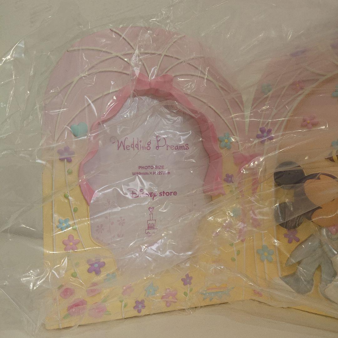 ディズニーストア ミッキー ミニー ウエディング フォトフレーム 写真立て