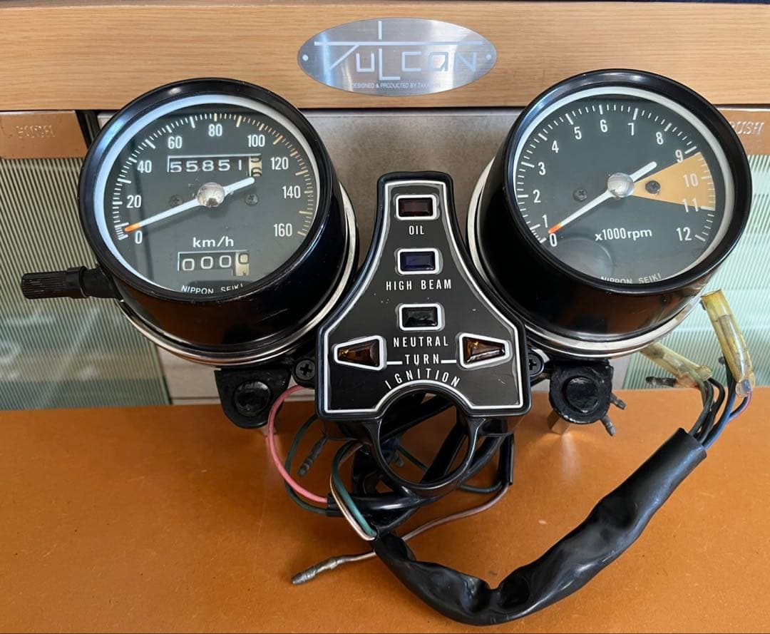 CB400Fメーター・タコメーターセット ヨンフォア　おまけ付き（速度警告灯等）