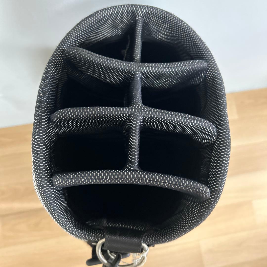 adidas キャディバッグ ブラック/シルバー