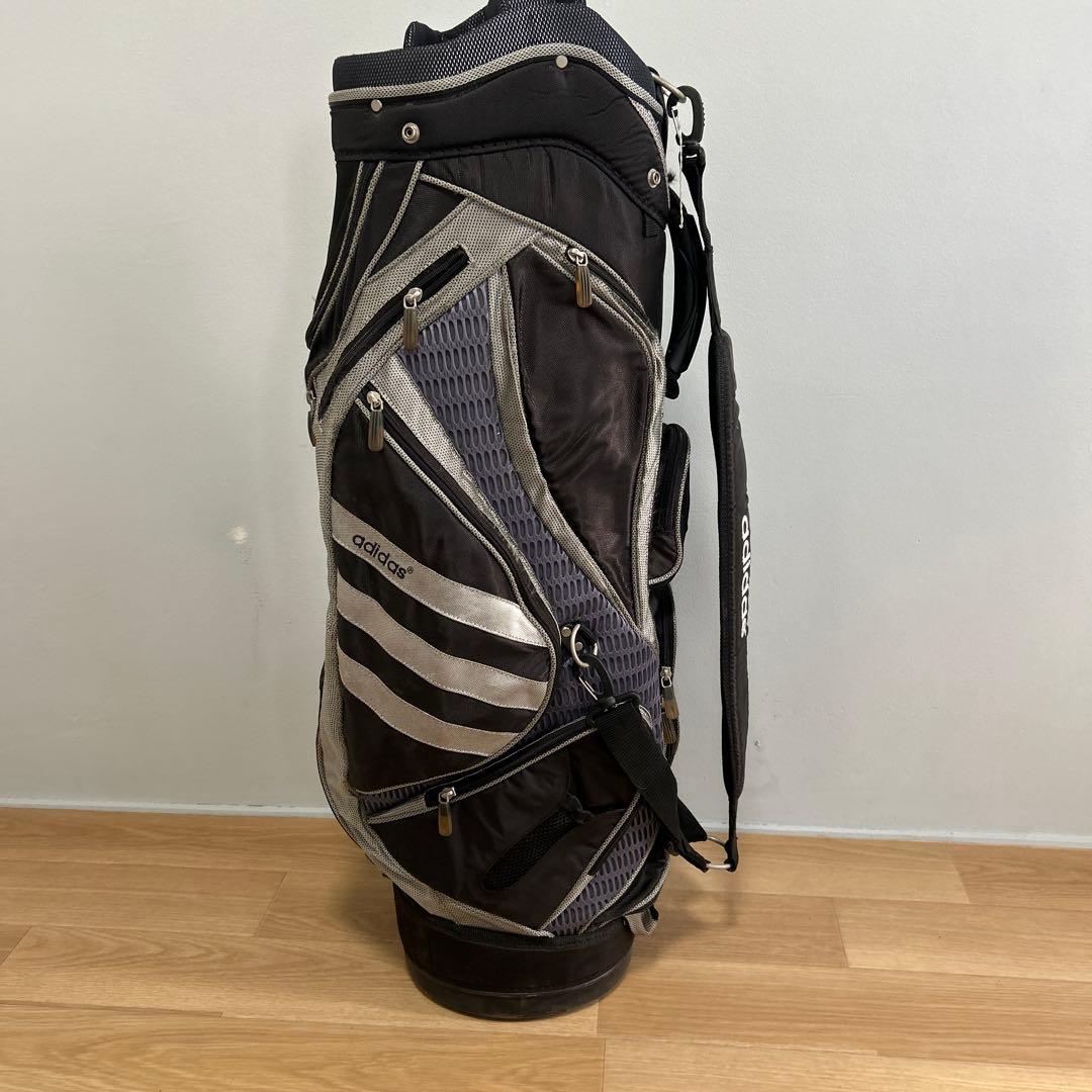adidas キャディバッグ ブラック/シルバー