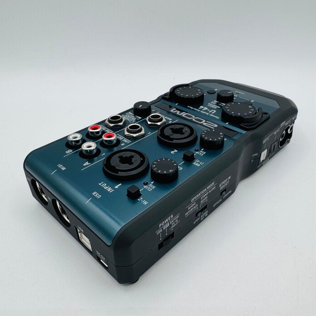 【極美品】ZOOM U-44 オーディオインターフェイス