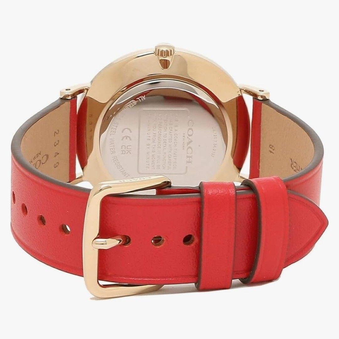 え*み様 【美品】COACH コーチ腕時計 赤レッド 干支 卯年　うさぎ　箱付き