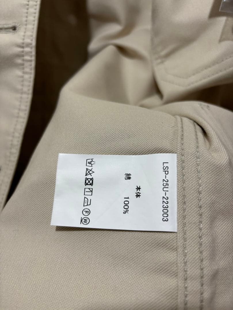 le sans pareil モールスキン ダブル カバーオール アイボリー M