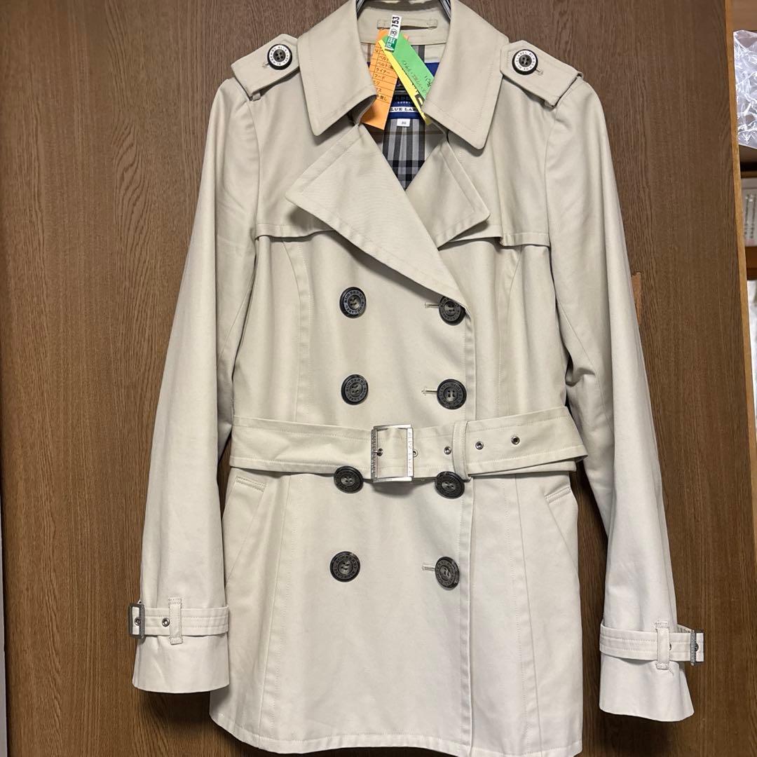 バーバリーブルーレーベル　トレンチコート　ノバチェック
