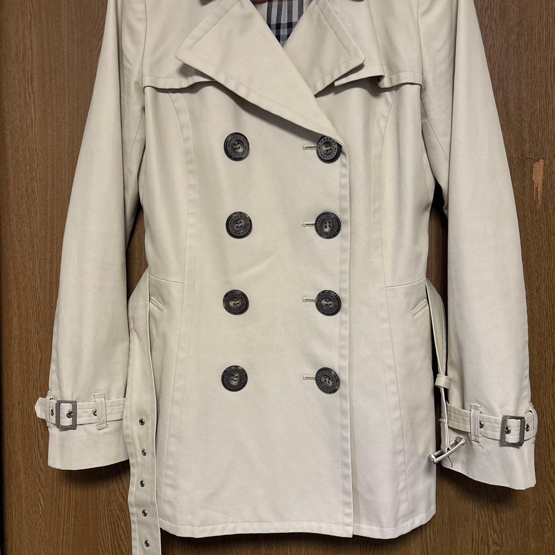 バーバリーブルーレーベル　トレンチコート　ノバチェック
