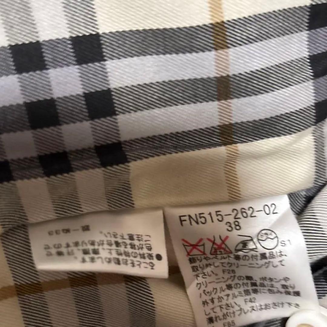 バーバリーブルーレーベル　トレンチコート　ノバチェック