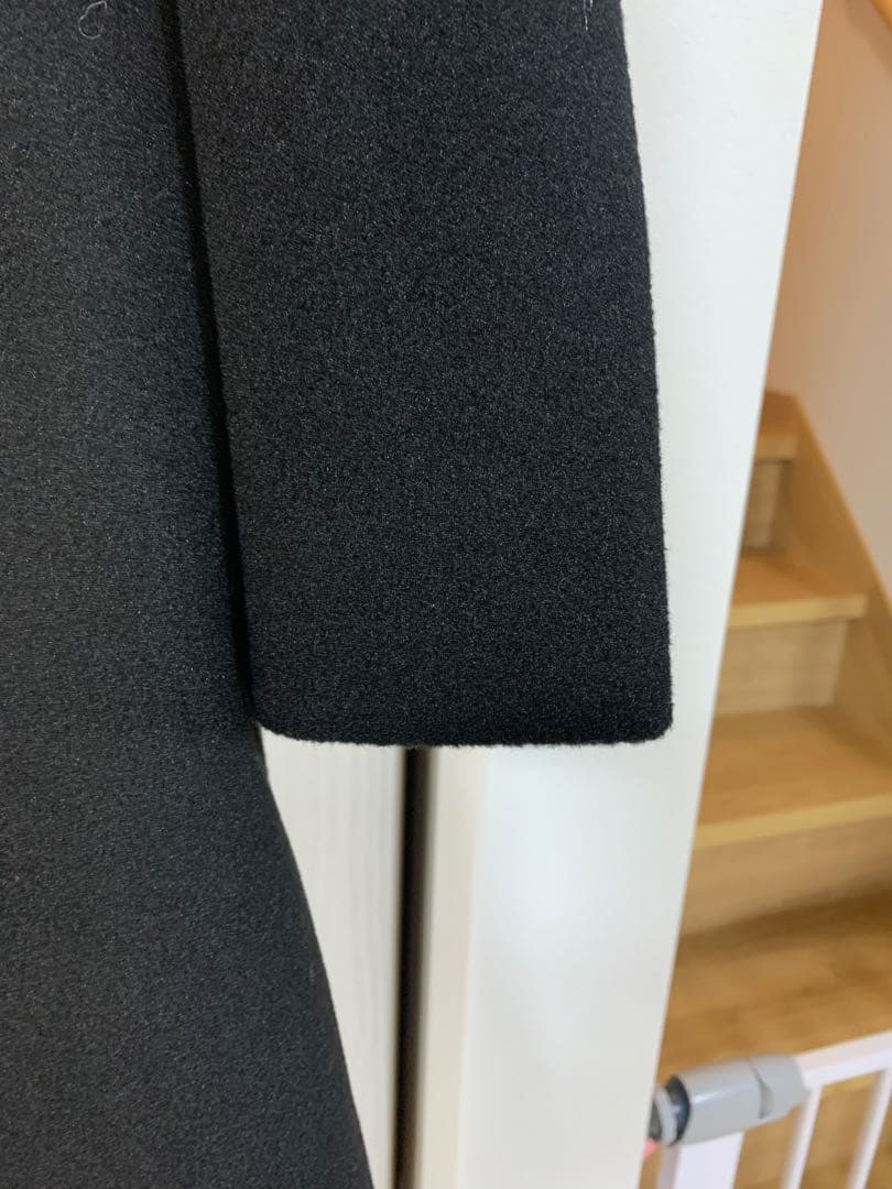 ungridルーズシルエットチェスターコート　ブラック