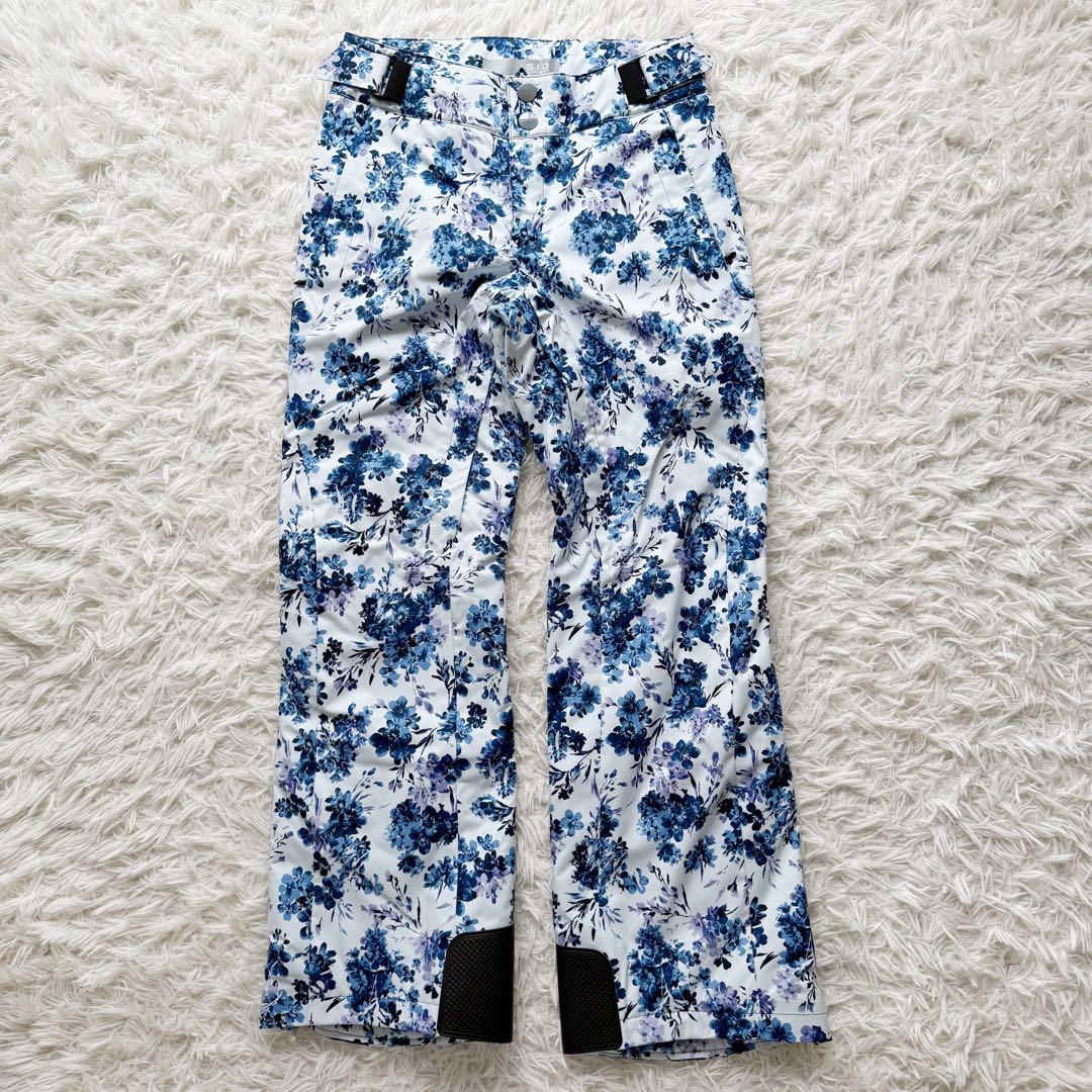 極美品⭐︎DESCENTE S.I.O スノーボードウエアー 総柄 花柄 L