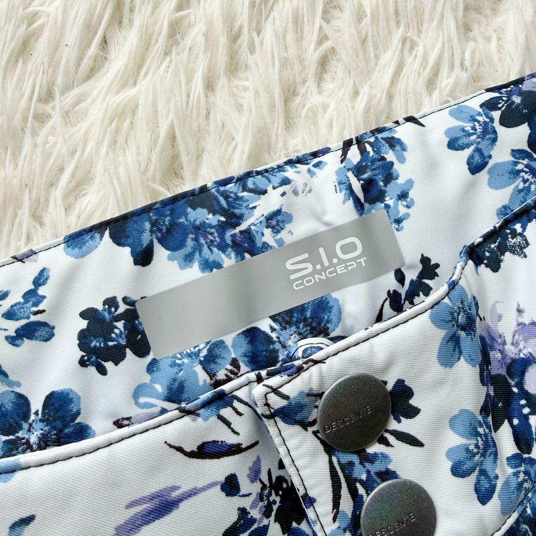 極美品⭐︎DESCENTE S.I.O スノーボードウエアー 総柄 花柄 L