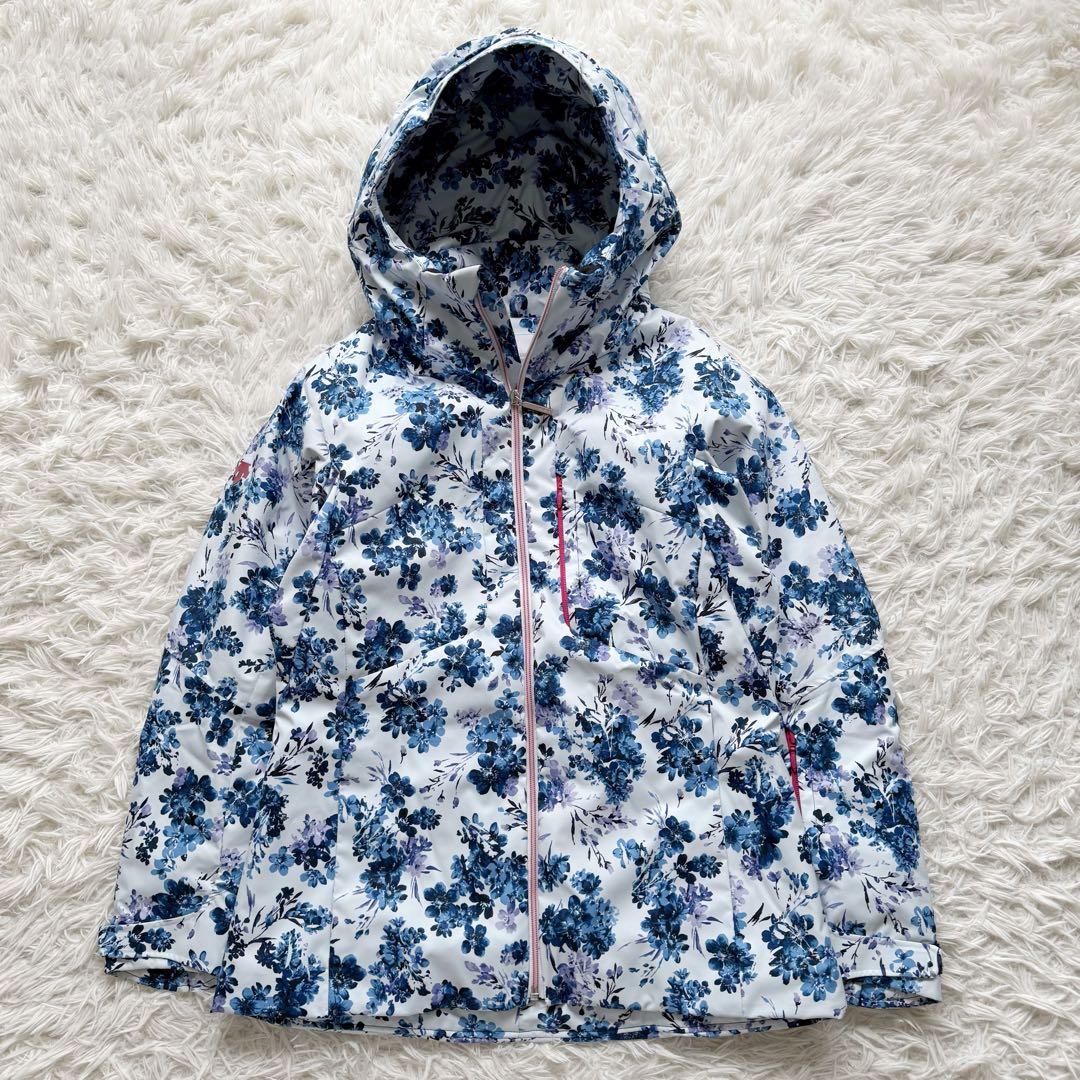 極美品⭐︎DESCENTE S.I.O スノーボードウエアー 総柄 花柄 L
