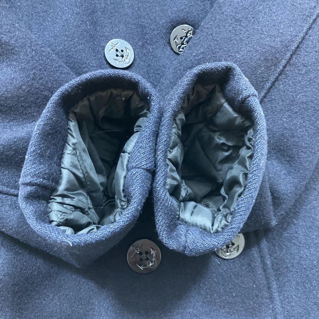 美品　希少 ショット　ピーコート　ウールメルトン　USA製　濃紺色 Mサイズ