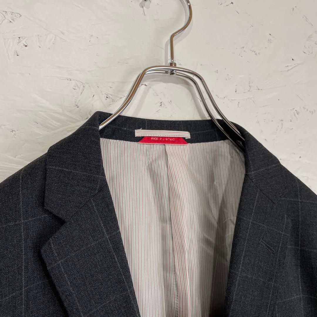 【Brooks Brothers】チェック柄ウールテーラードジャケット　42