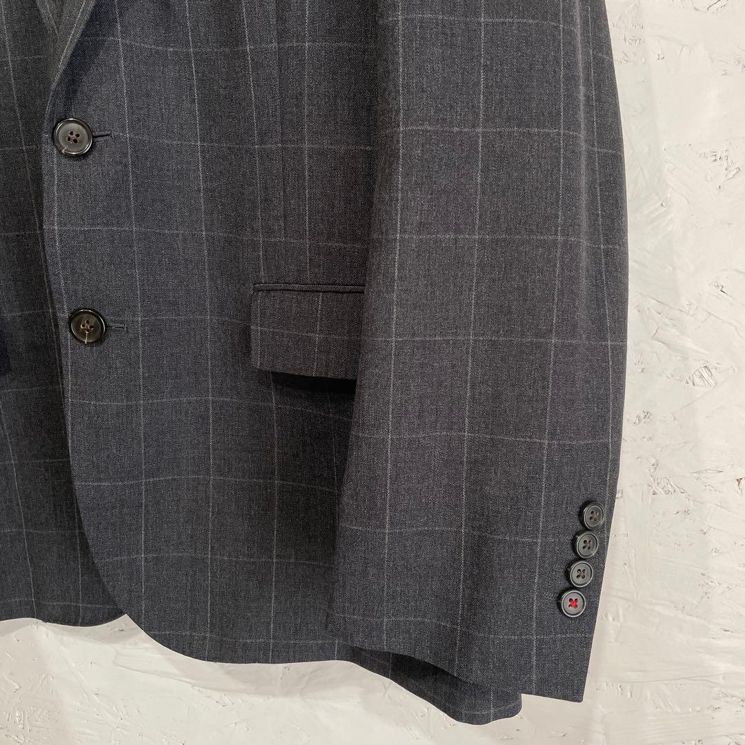 【Brooks Brothers】チェック柄ウールテーラードジャケット　42