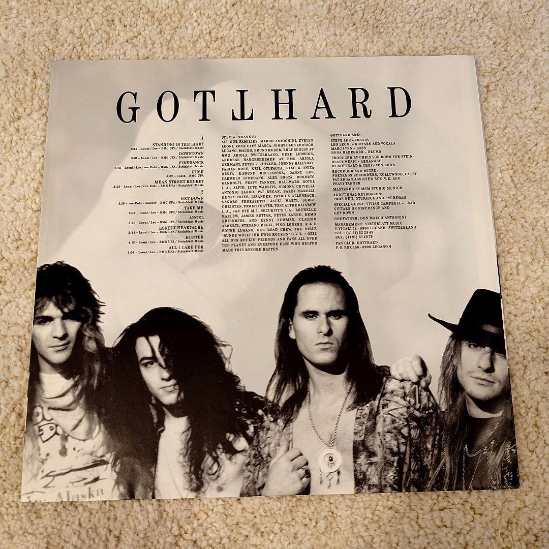【希少】LPレコード Gotthard／Gotthard（赤ジャケット）