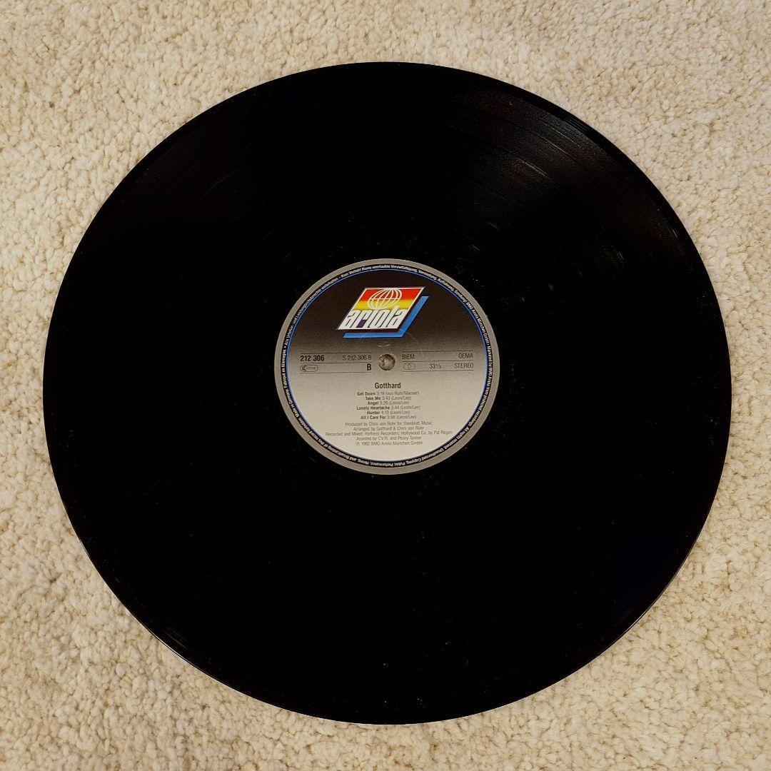 【希少】LPレコード Gotthard／Gotthard（赤ジャケット）