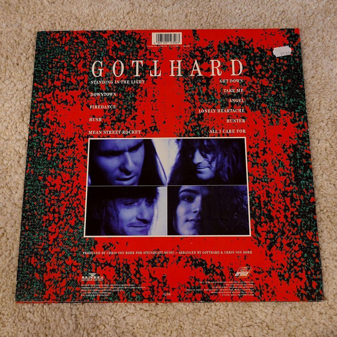 【希少】LPレコード Gotthard／Gotthard（赤ジャケット）
