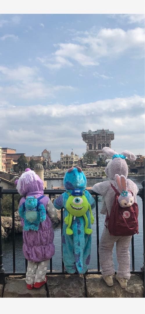 モンスターズインク サリー マイク コスプレ 仮装 リュック キッズ 95