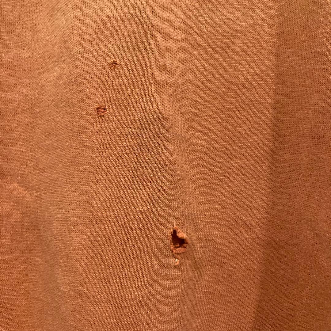 60s 半袖スウェット　フェード赤　XL程度