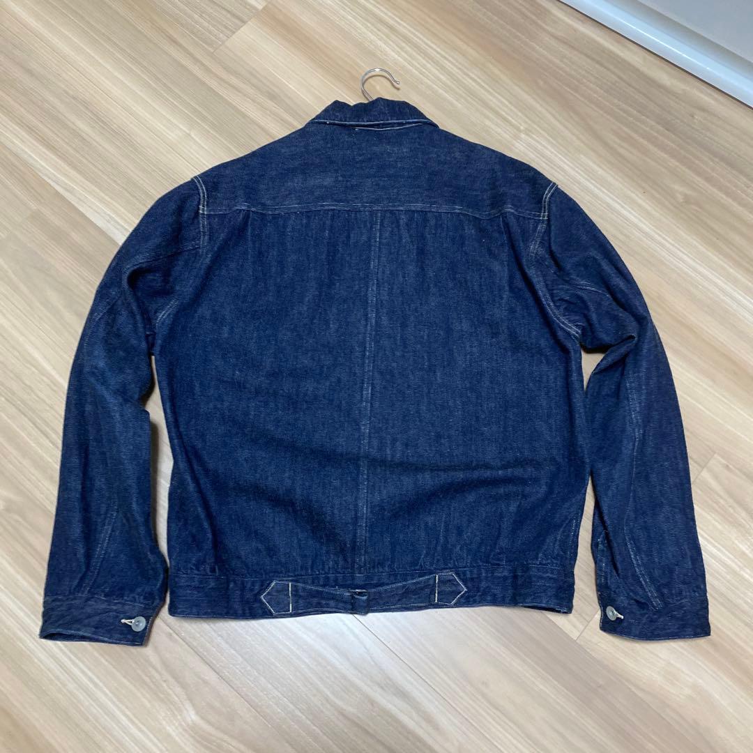 [極美品]23SS COMOLI デニムジャケット サイズ3 ネイビー コモリ