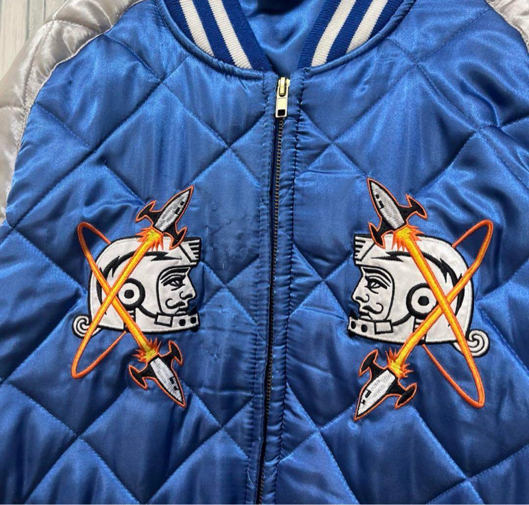 ビリオネアボーイズクラブ スカジャン スタジャン キルティング 刺繍ロゴ 中綿S