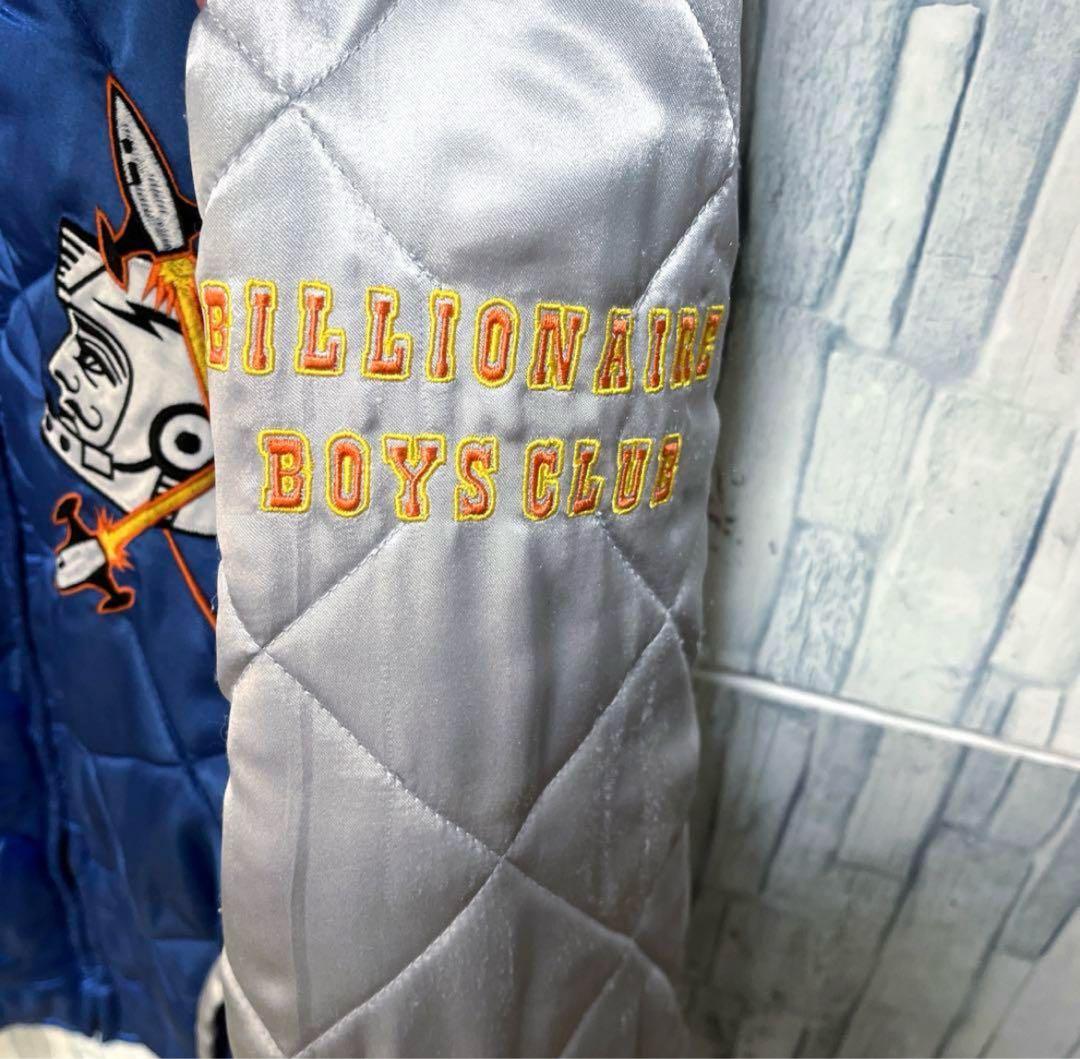 ビリオネアボーイズクラブ スカジャン スタジャン キルティング 刺繍ロゴ 中綿S