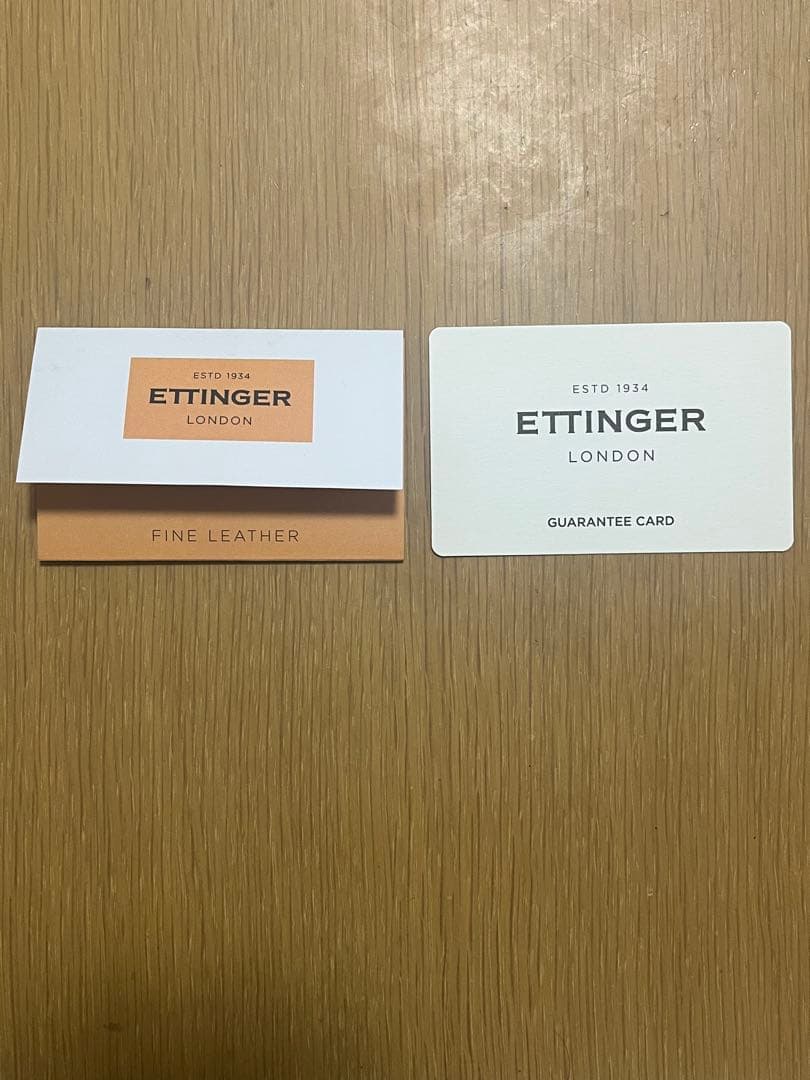 ETTINGER CAPRA BLACK マネークリップ