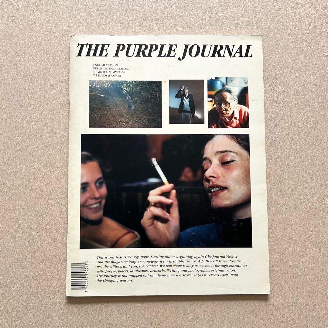 purple journal no.1 雑誌 エレン・フライス ボスウィック