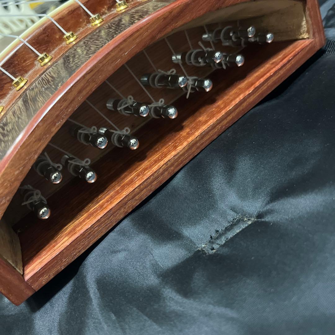 文化箏 大正琴 13弦 和楽器 美品 ソフトケース付 幅約93cm 1/2サイズ