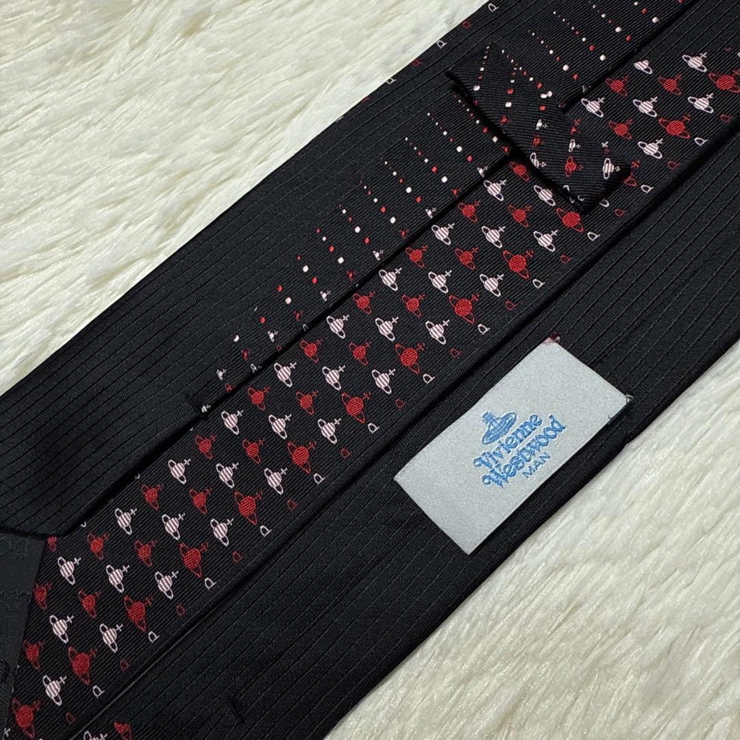 【未使用品】Vivienne Westwood ブランドネクタイ　シルク　オーブ