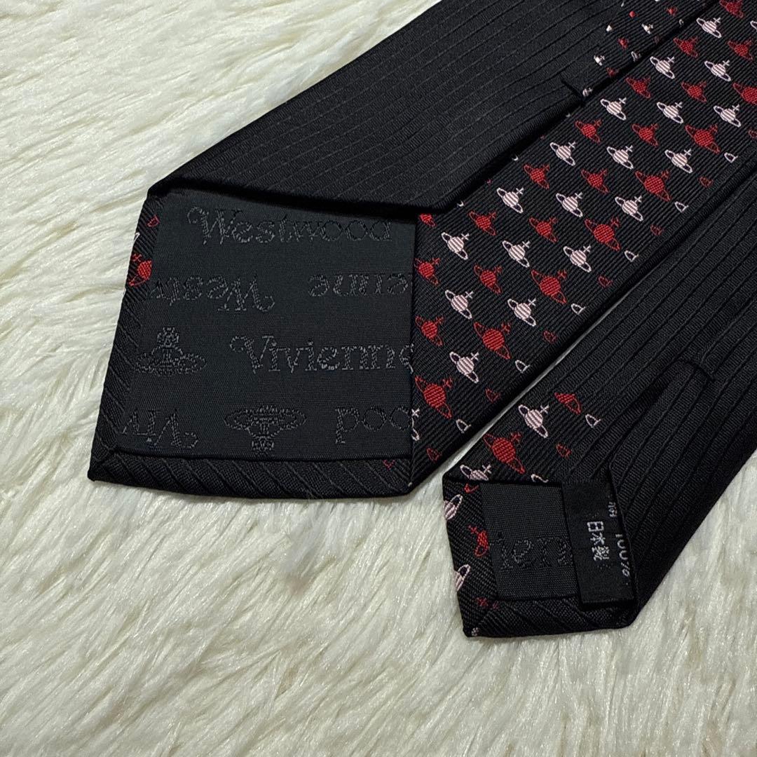 【未使用品】Vivienne Westwood ブランドネクタイ　シルク　オーブ