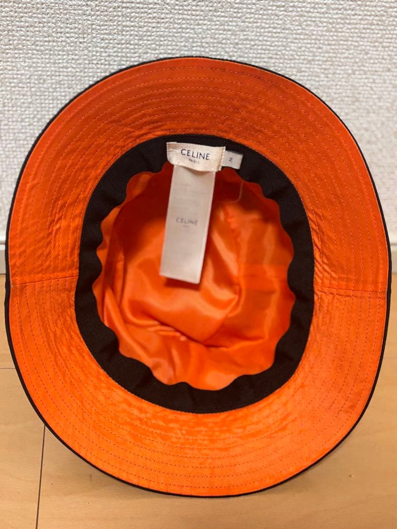 CELINE キルティング バケットハット ブラック