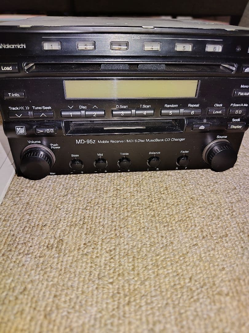 Ｎakamichi ナカミチ MD‐95Z CD/MD　6連奏CDチェンジャー