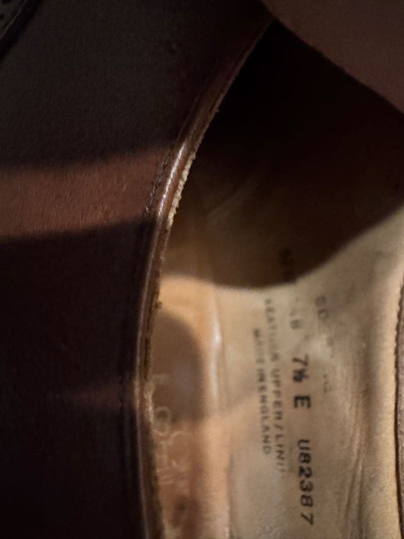 クロケット&ジョーンズ　EDGWARE 7.5 E