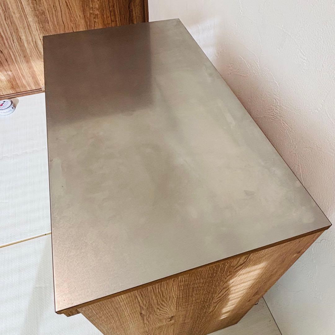 unico ADDAY アディ キッチンカウンター W820 欠けあり 価格反映