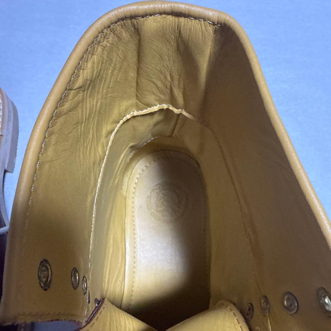 DIESEL バーガンディ レザー エンジニアブーツ