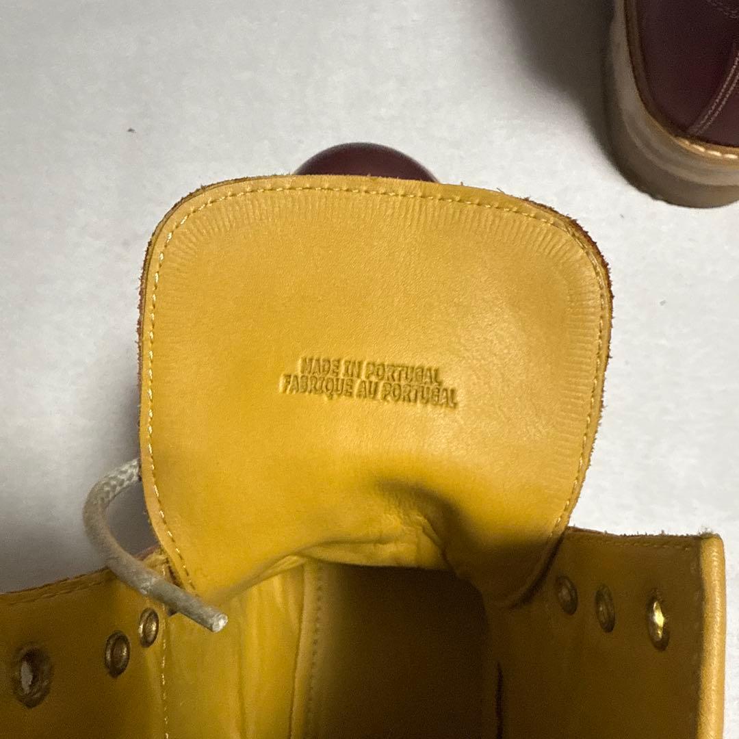 DIESEL バーガンディ レザー エンジニアブーツ