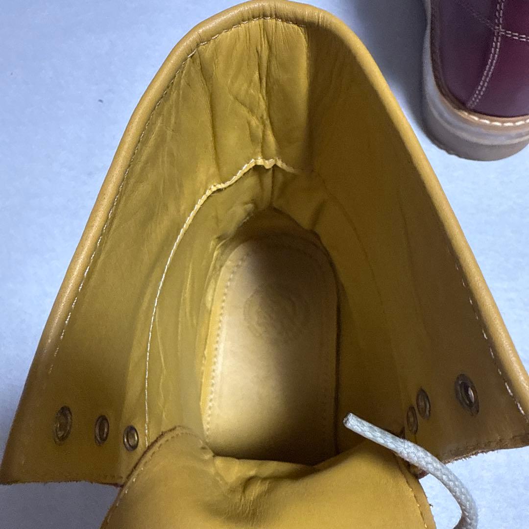 DIESEL バーガンディ レザー エンジニアブーツ