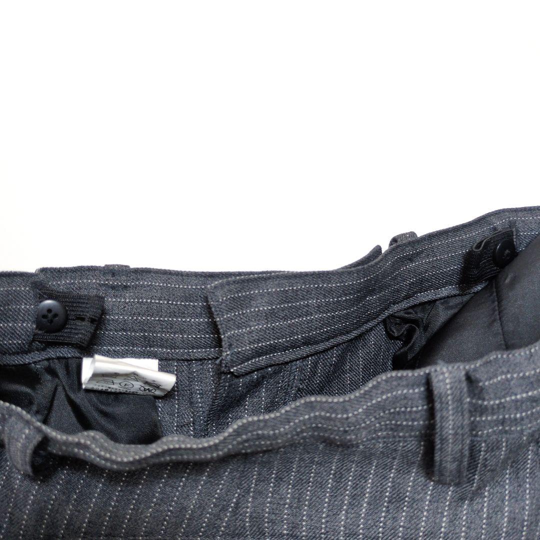 極美品 ワンダーファクトリー キッズフォーマル ストライプ グレー 卒業 入学