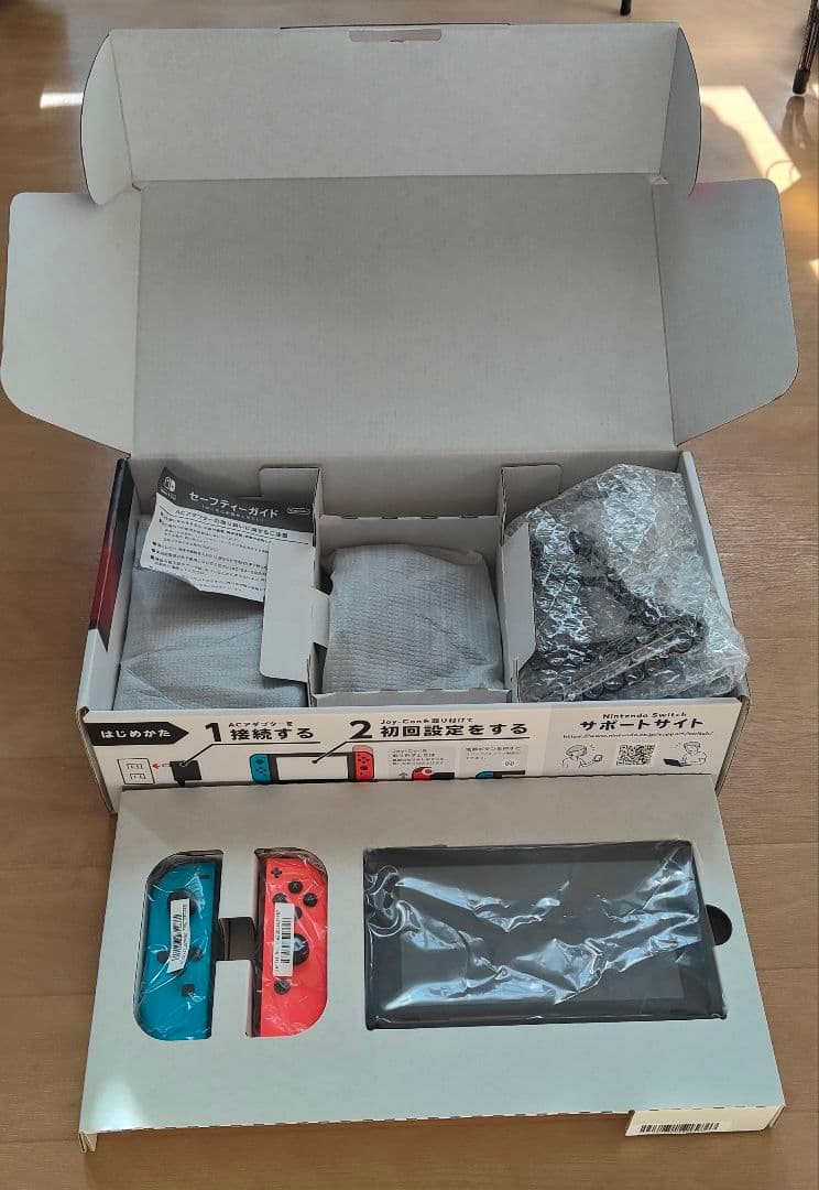 Nintendo Switch 本体(完備＋おまけ)　ネオンブルーネオンレッド