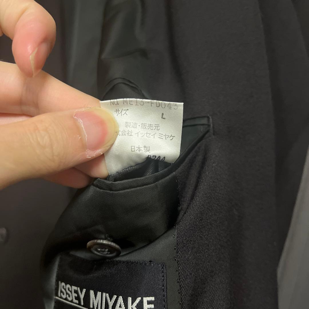 イッセイミヤケ　ブラック　セットアップ　スーツ