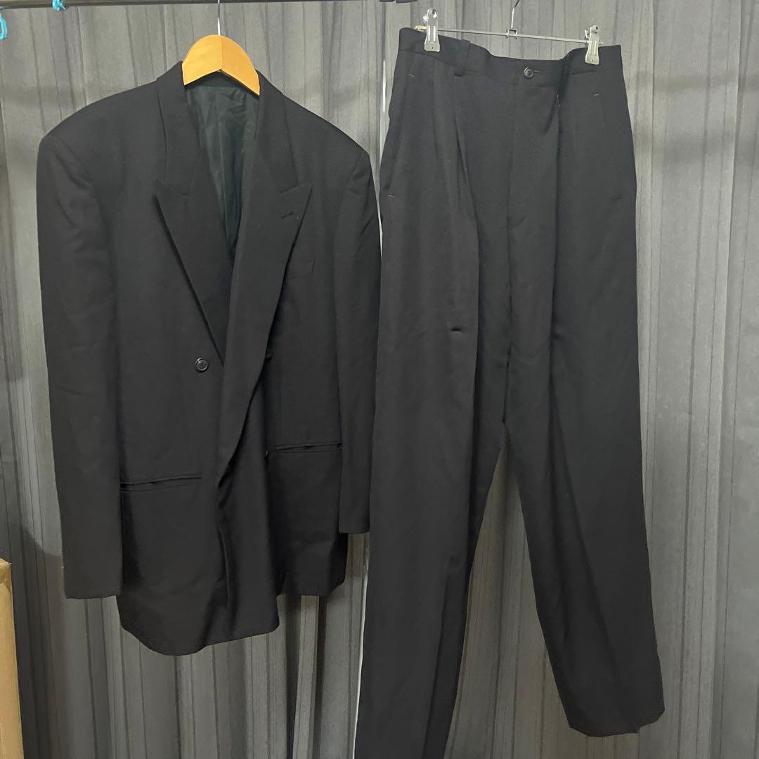 イッセイミヤケ　ブラック　セットアップ　スーツ