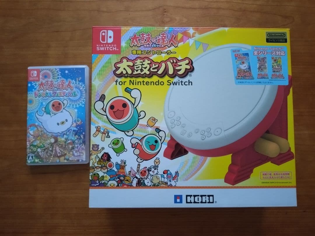 太鼓の達人 for Nintendo Switch　ソフト&太鼓コントローラー