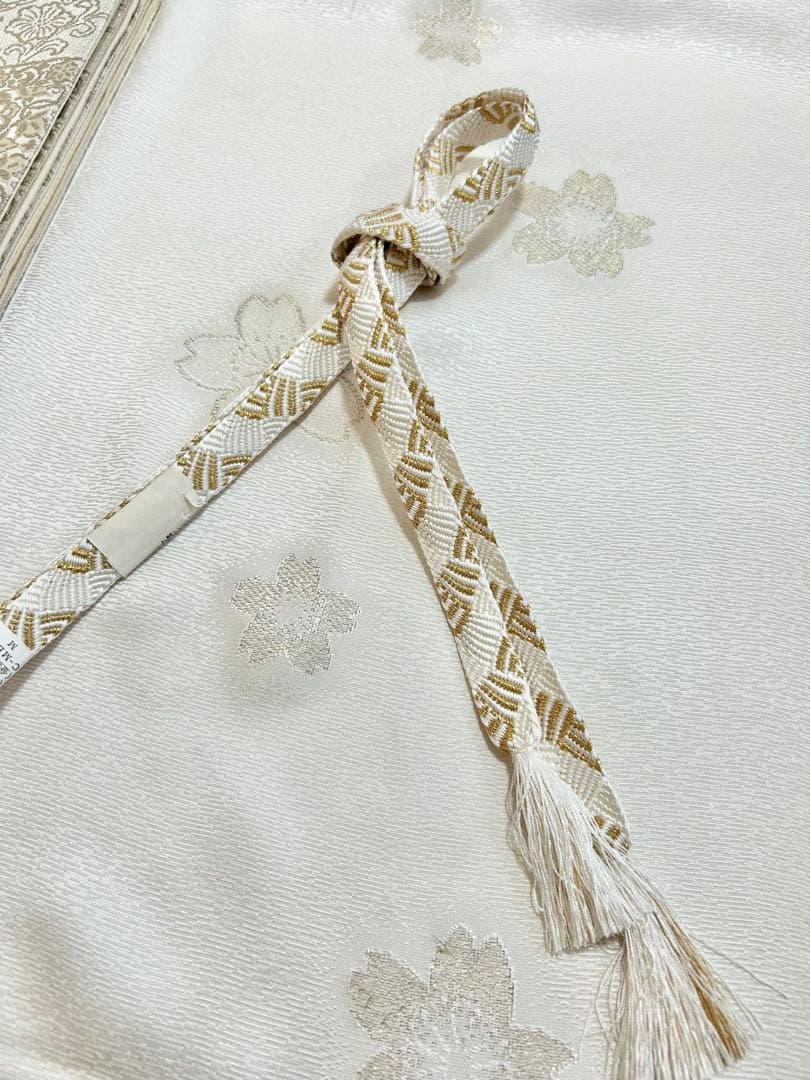 正絹訪問着　裄丈長め　フルセット4点　入学式　七五三　お宮参り