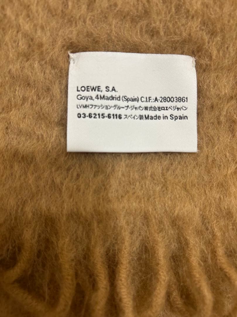 ロエベ　モヘアウールマフラー　正規品