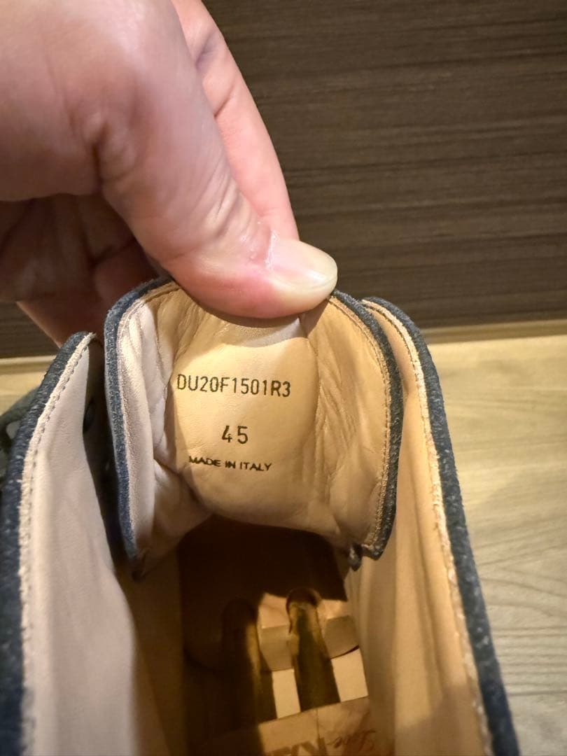 ダンヒル スエード カントリーブーツ Vibramソール イタリア製