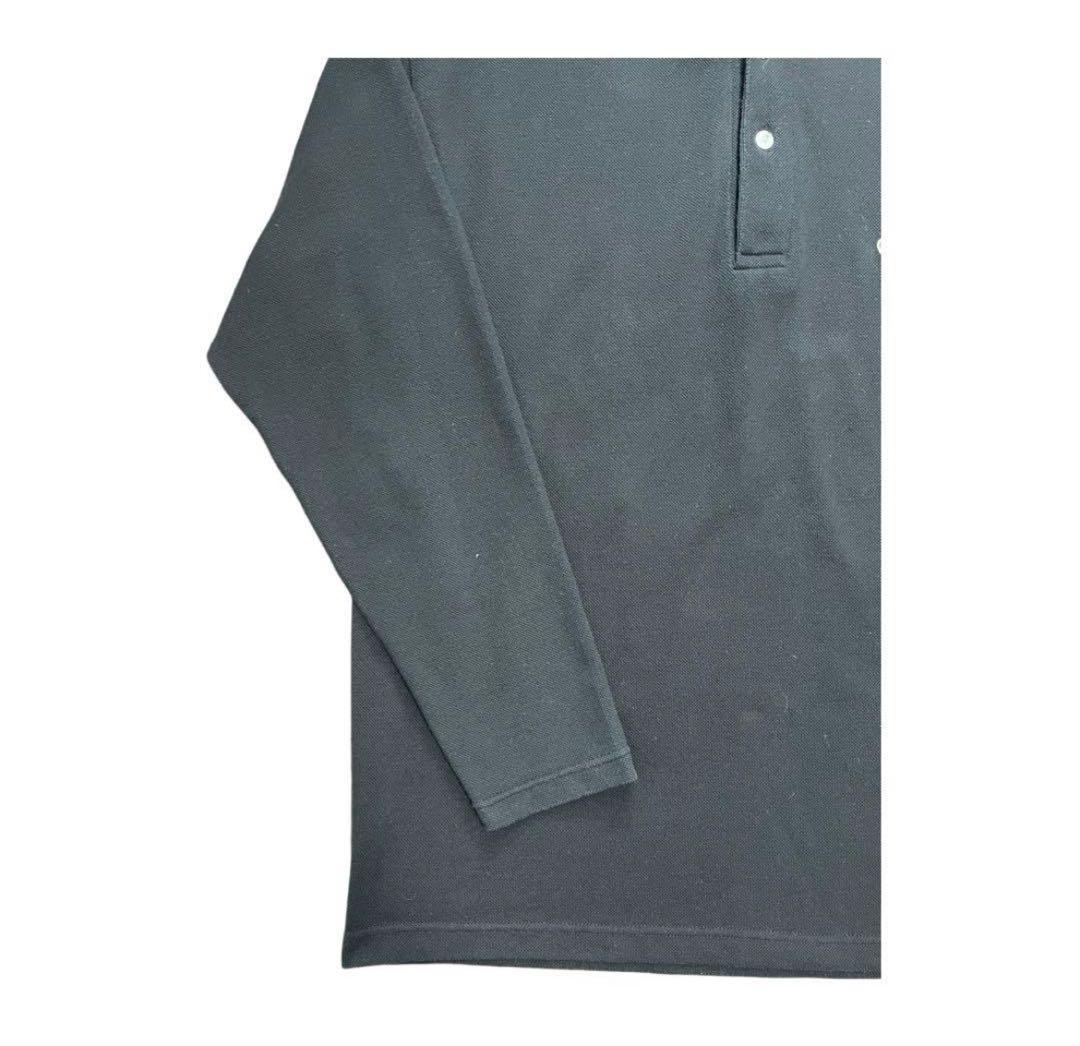 希少 美品 LACOSTE フレンチラコステ ワニ鹿の子 長袖ポロシャツ