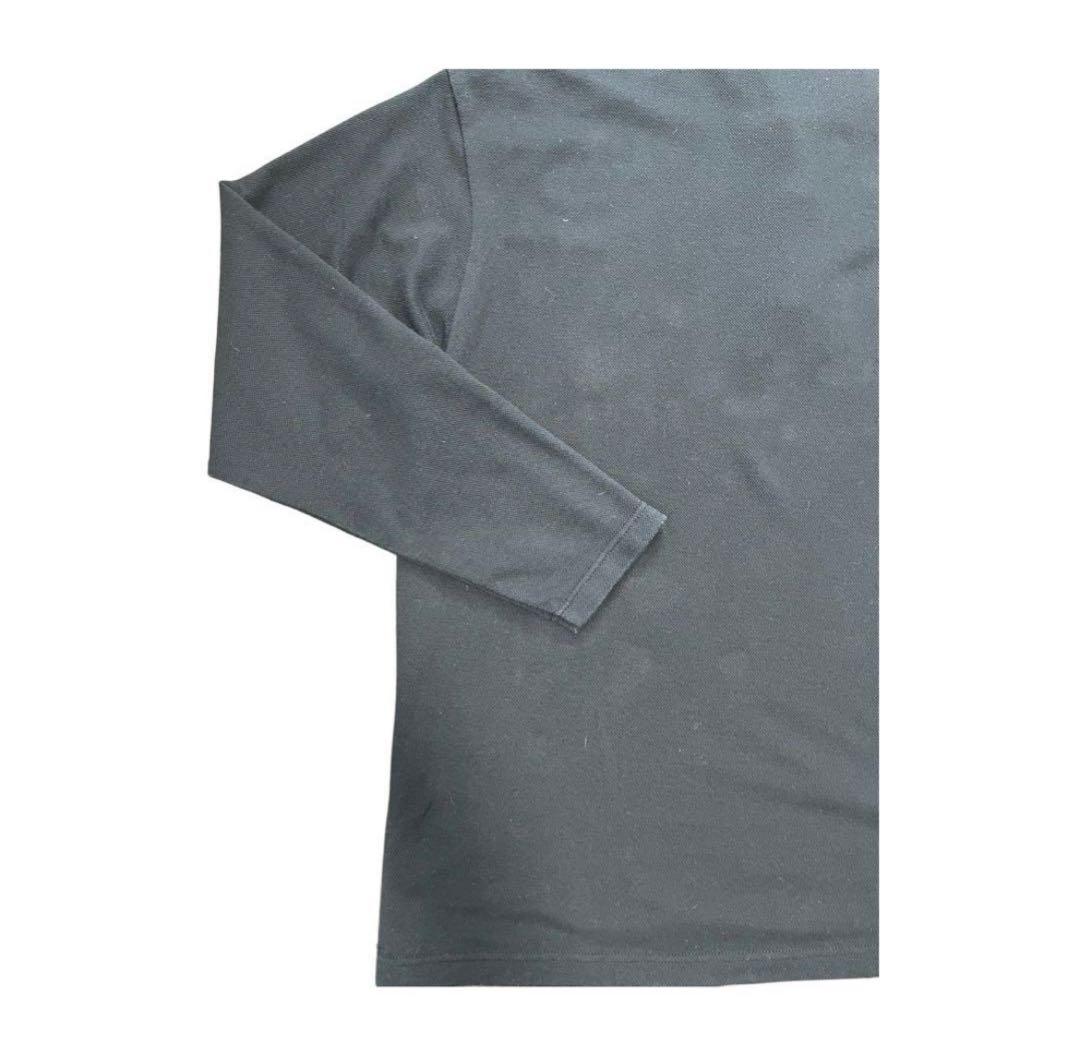 希少 美品 LACOSTE フレンチラコステ ワニ鹿の子 長袖ポロシャツ