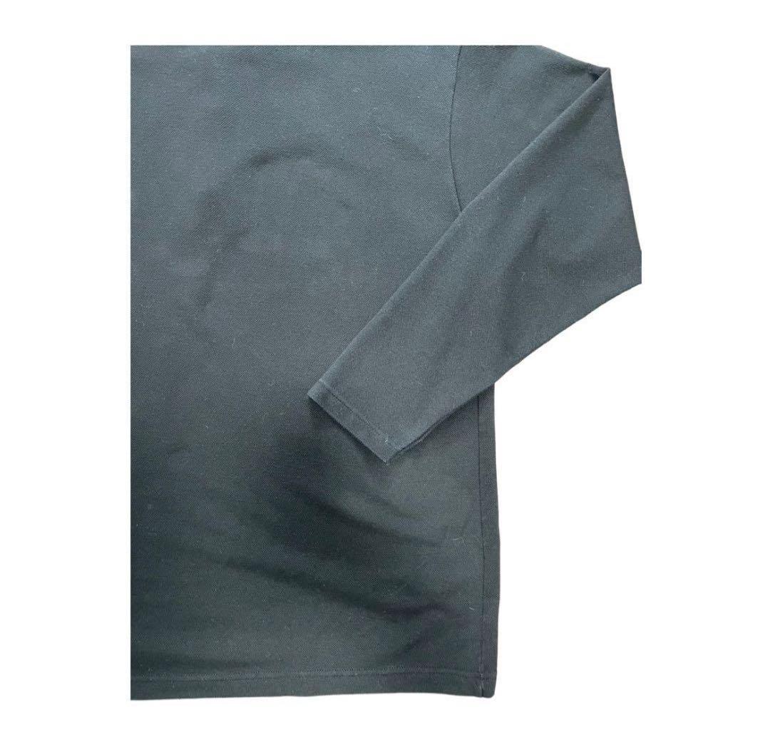 希少 美品 LACOSTE フレンチラコステ ワニ鹿の子 長袖ポロシャツ