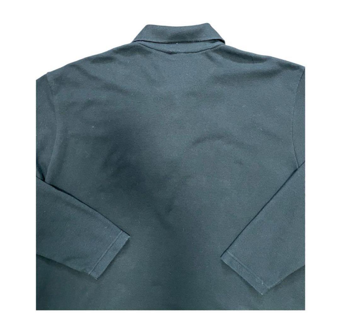 希少 美品 LACOSTE フレンチラコステ ワニ鹿の子 長袖ポロシャツ