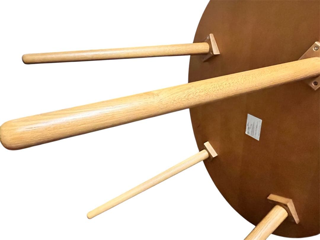 【名古屋市内手渡し可】unico ALBERO オーバル型ダイニングテーブル